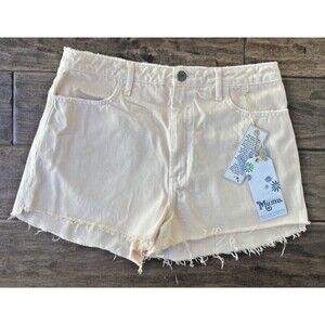 Show Me Your Mumu Denim Womens Shorts Sz 31 Pink Cutoff Summer Boho